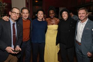 Chris Hardwick Instagram - Congratulations to Andy, Danai, Scott M. Gimple, & the entire Walking Dead Family on the premiere of The Ones Who Live!! These pics are from the screening a couple weeks back. It was so lovely and actually kind of emotional since we all haven’t been in one place in AGES. So cool that other WD cast showed up for support too! A wonderful reunion and a FANTASTIC show. It really rockets right outta the gate and there are tons of “holy shit!!!” moments. Huge love to the cast and crew and I can’t wait to see the rest of the series!!