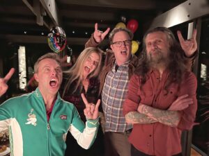 Chris Hardwick Instagram - DR. SATAAAAAAAN!!!! Mini House of 1000 Corpses reunion at @robzombieofficial’s bday last week! I loved working on this movie and I love when people tell me they love it! Can’t believe it’s been over 20 years 🤯