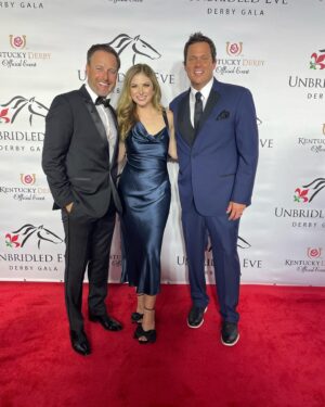 Chris Harrison Instagram - Babes, please help settle a debate that is tearing apart the very fabric of Chris Harrison and I’s relationship. 

And I do not say “fabric” lightly — this is literally about fabric. Chris is of the opinion that the dress I wore to the @unbridledeve gala at the #KentuckyDerby is … green. 

“Emerald, or maybe teal,” he said. 

I’ll give you a minute to process that statement, which I needed, because to me - there is no question - the dress is blue. Navy, midnight blue, I’m not sure — but it’s blue. 

We are both immovable in our stances. The dress can be seen above. I have posted a plethora of photos and angles for you to analyze; I want all conclusions to be made with thorough evidence. 

Please give your response below: blue? Green? Are we both wrong? ….Will our relationship survive? 

Thank you 💙💚

#bluedress #greendress #derby #derbyfashion #redcarpet #relationshipproblems #emeraldormaybeteal