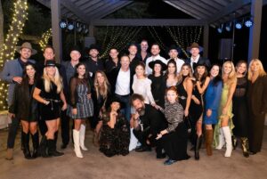 Chris Harrison Instagram - Snaps from Austin ❤️ We can’t thank the #Bachelor crew enough for their love, support and dance moves.

Thank you especially to @wellsadams and @higgins.ben for a toast for the ages … we laughed, we cried, we love you 

It was all perfect. 

#thebachelor #nomore 

@tristasutter @jordancbrown_ @kellytravisty @theyearofelan @mollycaitlynquinn @ariejr @jescanyon