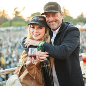 Chris Harrison Instagram - Hope you’re all enjoying a long holiday weekend 
Doing life with this woman only gets better @laurenzima 
Thanks to @cardinalewinery for giving us an epic first taste of #BottleRock
Until next time Napa!