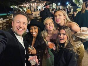 Chris Harrison Instagram - The night before our wedding @laurenzima and I hosted our Bachelor family at our Austin home. This was LZ’S idea and it was brilliant. It was a reminder of what we all built together but more importantly of a love and friendship that’s been forged over decades. A reminder that what is good and true will last. Some will always try to tear at the fabric of love but it is incumbent upon us to hold it together. This group of wonderful, weird, crazy people have done just that. 
I didn’t expect to be as touched and as emotional as I was that night. Love can do that to a man. Thank you…for everything 

Btw Insta capped my tags at 20 so adding
@sarahhyland @jaredhaibon 

For all the fun details about the Austin wedding check out the new episode of @themostdramaticpodever