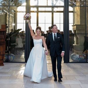 Chris Harrison Instagram - “As much as we wanted an intimate weekend for our wedding ceremony in Napa, we also wanted to celebrate getting married with all the great friends we have — hence this bigger party,” Lauren Zima tells PEOPLE of her two wedding ceremonies. “Doing the second event in Austin [where the couple lives full-time] gave us the ability to include all of our friends, and also made sure that we didn’t leave our wedding feeling like we didn’t even see any of our loved ones — a story we’ve heard before.” 🤍 

Tap our bio link to see all the photos from Chris Harrison   Lauren's special days! | 📷: @joeycarman