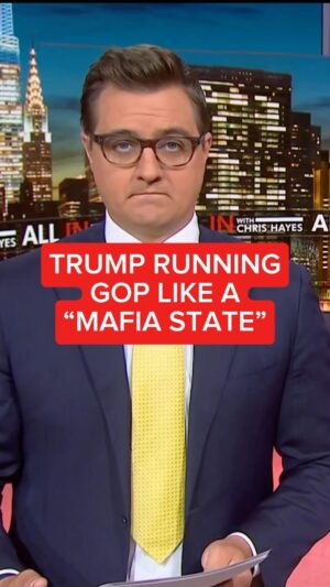 Chris Hayes Instagram - @chrislhayes says Trump was basically doing an impression of a mob boss today while meeting with Republicans on Capitol Hill.