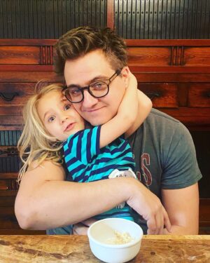 Chris Hayes Instagram - Mornings with my little squdget. 📷 @kateashaw