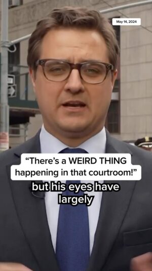Chris Hayes Instagram - Chris Hayes recounts his experience inside of Donald Trump's criminal hush money trial on Day 17, relaying that Michael Cohen's demeanor is notably different than it was a few years ago, when he was bombastic and full of bluster, and the one "weird thing" that he noticed inside the courtroom.