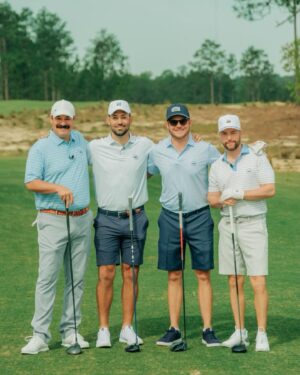 Chris Lane Instagram - Elite day with @petermillargolf and these fellas out at Pinehurst No 10