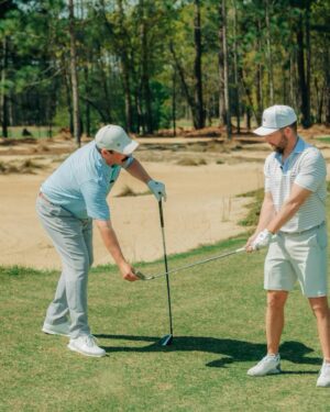 Chris Lane Instagram - Elite day with @petermillargolf and these fellas out at Pinehurst No 10