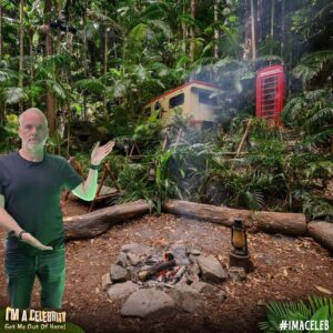 Chris Moyles Instagram - Excited to see this camp for the first time in 3 years!! 

#ImACeleb