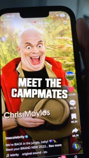 Chris Moyles Instagram - Can’t wait to see all the campmates this weekend!😳

#ImACeleb