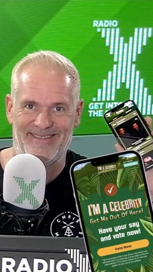 Chris Moyles Instagram - It’s getting tighter and tighter! Please go vote for Chris. You get FIVE free votes in the app - it takes 60 seconds! ☑️☑️☑️☑️☑️💅🏼

We HAVE to see him do another trial… click the link in bio to vote for him!