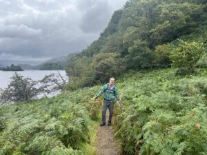 Chris Noth Instagram - A group of us on a 100 mile hike on The West Highland Way- 40 miles in! - where the wild mountain thyme grows around the  blooming heather