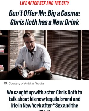 Chris Noth Instagram - ... and now also being poured at @cuttingroomnyc! #ambhartequila #WhyNot #TheCuttingRoomNYC {link in bio}