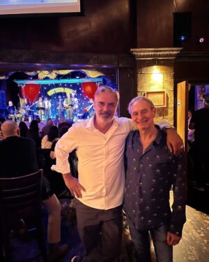 Chris Noth Instagram - With my friend and partner at The Cutting Room- still keeping music alive in NYC!
