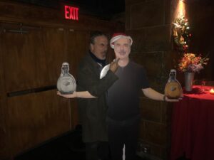 Chris Noth Instagram - I’m confronting my other self- for drinking all my @ambhartequila! #ambhartequila #cuttingroomNYC