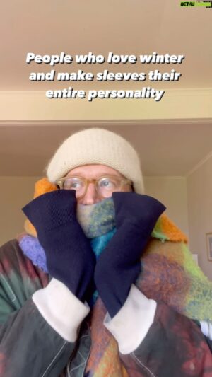 Chris Parker Instagram - These are the same people who wear a scarf up to their eyebrows