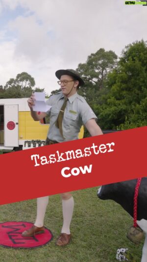 Chris Parker Instagram - A little throw back from not my proudest moment on Taskmaster NZ