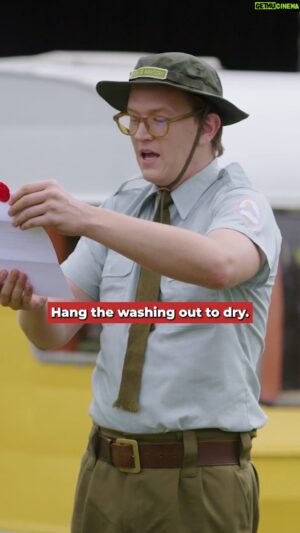 Chris Parker Instagram - Hang the washing out to dry #taskmaster #taskmasternz #chrisparker