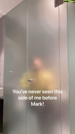 Chris Parker Instagram - Why are hotel bathroom doors always so freaky and not in a good way.
