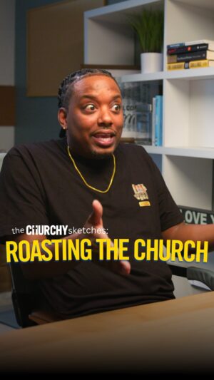 Chris Powell Instagram - Who do you think got ROASTED the worst though?! 🔥🔥💀 @comediancp @kevonstage

Start streaming #churchy on BET Plus Feb 15th! #ChurchyOnBetPlus