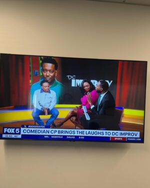 Chris Powell Instagram - Dark Side of the Moon tour is underway. Just did my first press about it on Fox5 in DC. 4 more shows this weekend at the @dcimprov. Check me out! ***That second slide was me walking away from a nigga tryna tell me his life story about how he should’ve been a comic and @blee313 knows how much this happens to me and how I always have to walk away because I can’t stop laughing in peoples face, it’s awkward but I promise it will crush you more if/when I bust out laughing at your story*** just some added context