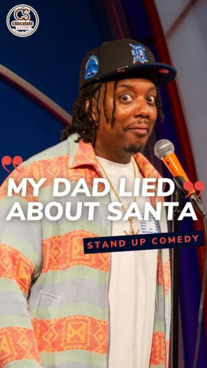 Chris Powell Instagram - RIP Santa 🕊️🎅🏾 

Watch @comediancp ’s  full clip on our YouTube channel now! Live shows every Sunday at the Laugh Factory in Hollywood. Link in bio for tickets!

🎥 @badsplice
👩🏾‍💻 @keera.s
#chocolatesundaescomedy #standupcomedy #comediancp #elfontheshelf #fathers