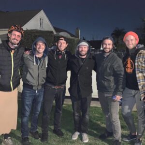 Chris Raab Instagram - This rad ass cast and crew just shot a movie!! Was awesome to be a part of this project! Can’t wait to watch this SOB when it’s complete! @brothers_harrow_film @johnfitz63 #chrisheinrich @seanleeperry @a.mo_insta @whiskeysunday