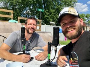 Chris Raab Instagram - This week on @bathroombreakpodcast my guest is the legendary skateboarder @kerrygetz. We setup on his mini ramp and chatted about the early days of his skateboarding career, Nocturnal Skate Shop, flipping houses and KG splitters. Hope you enjoy! LINK IN BIO #bathroombreakpodcast #raabhimself #kerrygetz #professional #skateboarder #habitat #toymachine #dvs #nocturnalskateshop #kgsplitters #legend #xgames #jackass #cky #vivalabam
