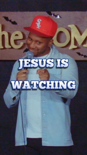 Chris Redd Instagram - Jesus is 👀 

#standup #comedyclub #jesus