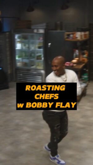 Chris Redd Instagram - The contestants weren’t the only ones cooking in the kitchen, I was roasting. Had a great time on #BeatBobbyFlay. Thanks @BobbyFlay for having me!

#ChrisRedd #BobbyFlay #Comedy #StandUp #FoodNetwork #Cooking #CookingShow #Chef #Foodie