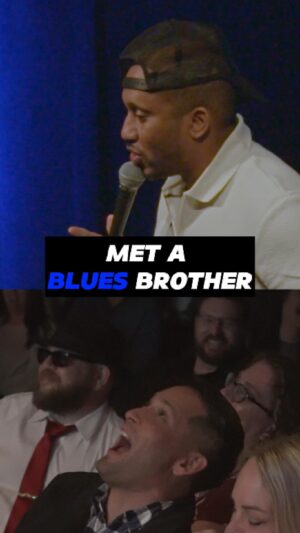 Chris Redd Instagram - A met a blues brother at my show but the most impressive thing was my spot on impression of a saxophone! I KNOW MY SOUNDS BABY
