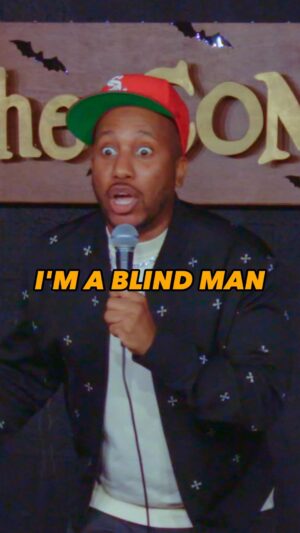 Chris Redd Instagram - Most annoying “blind man” 😂 love to everybody who pulls up to the live shows!! 
#comedy #standup #crowdwork #improv