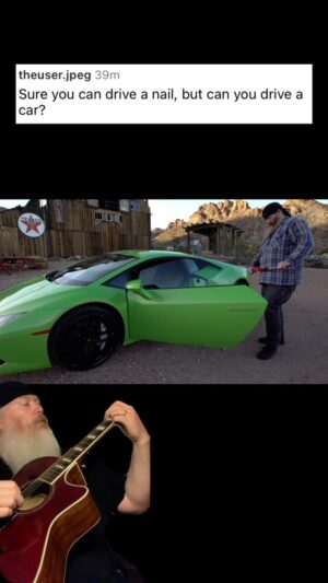 Chris Rider Instagram - Appropriate song? #comment #guitar #request #comment #lamborghini