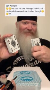 Chris Rider Instagram - So, you would like to see me tare 3 decks? DONE! #comment #request #cards #guitar
