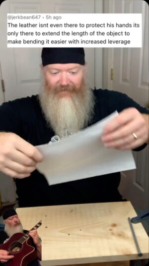 Chris Rider Instagram - How much does a single paper towel add? 🤷‍♂️🤣 #comment #nails #bendy