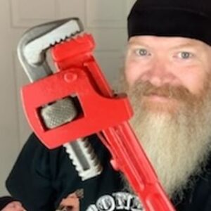 Chris Rider Instagram - I just happened to have a pipe wrench handy. 😁#comment #request #pipewrench