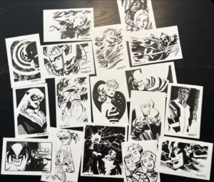 Chris Samnee Instagram - ‼️‼️ DOODLE SALE ‼️‼️
We’re having a doodle sale this
FRIDAY, JULY 12th at 11 AM CENTRAL!!

chrissamnee.bigcartel.com, or just click the link in my bio 📱 

These doodles and MANY more will be available!! 

If you don’t see the one you wanted at the link, there will be a second doodle sale next week!!