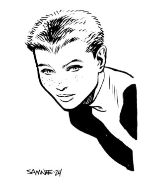 Chris Samnee Instagram - Rahne Sinclair, WOLFSBANE!