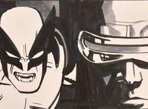 Chris Samnee Instagram - WOLVERINE & CYCLOPS