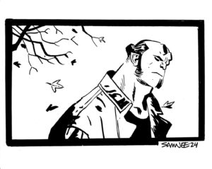 Chris Samnee Instagram - HELLBOY
