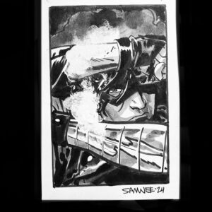 Chris Samnee Instagram - Bit of process from a couple recent warmups ✍️✍️