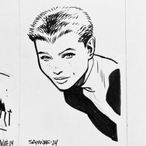 Chris Samnee Instagram - Here’s a bit of process from a handful of recent warmups ✍️✍️✍️