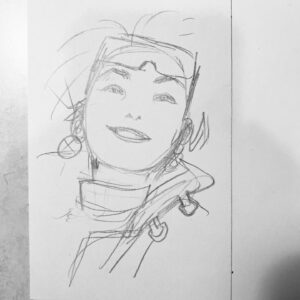 Chris Samnee Instagram - Here’s a bit of process from a handful of recent warmups ✍️✍️✍️