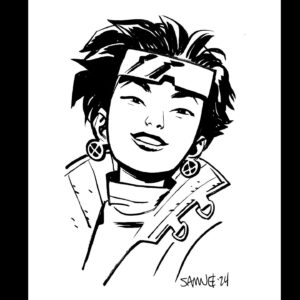 Chris Samnee Instagram - Here’s a bit of process from a handful of recent warmups ✍️✍️✍️