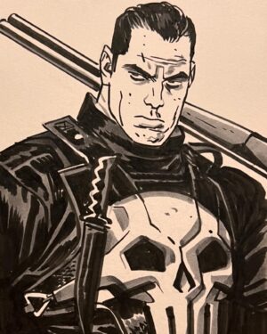 Chris Samnee Instagram - Frank 💀THE PUNISHER💀 Castle