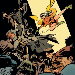 Chris Samnee Instagram - In case you scrolled past my chubby little face the other day, here’s the cover to BATMAN & ROBIN: YEAR ONE (colors by Mat Lopes)!! 

 The 12 issue series by @markwaidwriter, me, and @matlopes starts this October!!! Swipe for process on the cover.