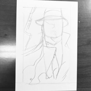 Chris Samnee Instagram - Aaaand some more process from some more recent doodles… because IG won’t let me save a draft right now? 😅📱✍️