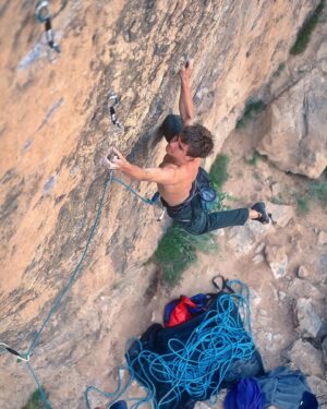 Chris Sharma Instagram - Repost from @jimthornburg
•
I found and scanned some old shots of @chris_sharma today. As I was looking through them, I was reminded just how different Chris’ climbing style was from other top climbers from that era. It’s true that his feet slipped and cut a lot when he was starting out. It’s also true that his technique was more dynamic than anyone else’s at the time and that he progressed through the grades faster than anyone ever had—in just two years he went from 5.11 to 5.14c. That would be impressive in any era, but 30 years ago nothing like that had happened and it scrambled a lot of brains.
1 2. 1st ascent of Necessary Evil (5.14c) at age 15.
3. 1st ascent of Yo Mamma (13a) at The Pinnacles, 1995.
4. On an early ascent of Lardbutt (13c), 1994 (age 13).
5. 1st ascent of Ubermensch (14a) Pinnacles, 1996.
6. Mickeys Beach Arete (13c) 1995.
7. Surf Safari (13d) 1995.
8. Getting a big head, 1994.
9. Supertweak (14c) 2nd ascent, 1996.
10. Trying Biographie extension (5.15a) in 1997 (he made the FA 4 years later).
#climbinghistory #climbingphotography #goat #rockclimbing #chrissharma