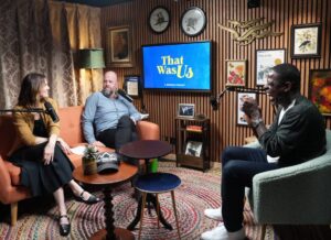 Chris Sullivan Instagram - Episode three is out and we’re going back to the future… and by future, we mean eight years after The Big Three were born!

Do you remember season 1, episode 2: The Big Three? Raising three kids has taken its toll on Jack and Rebecca’s marriage, Kate wrestles with weight insecurities, and did Tess just call Miguel “Grandpa”?? 

In this episode, we explore navigating the highs and lows of marriage, sibling dynamics, body image issues, advocating for yourself in relationships, and putting in the work. Let’s get to work and watch/listen to the third episode of #ThatWasUs at the link in our bio. 💛💛💛 

📸 @sara_wehrheim