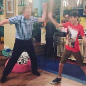 Chris Tallman Instagram - Happy Birthday @diegovelazquezj ! Here’s a favorite moment from a Thundermans taping. Love this guy.